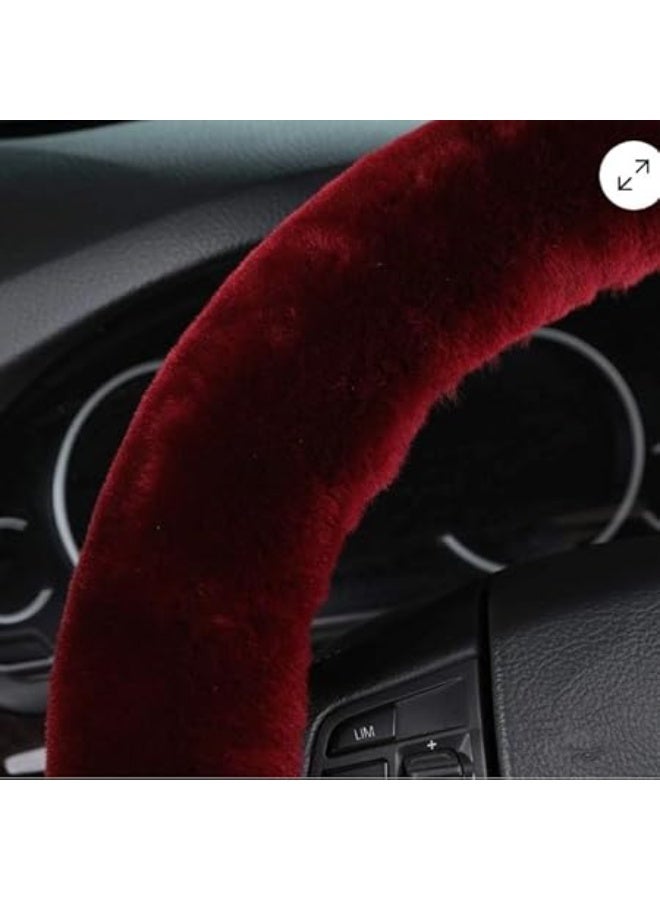 كفر لحماية عجلة قيادة السيارة من الفراء، متوافق مع جميع موديلات السيارات - Image 2